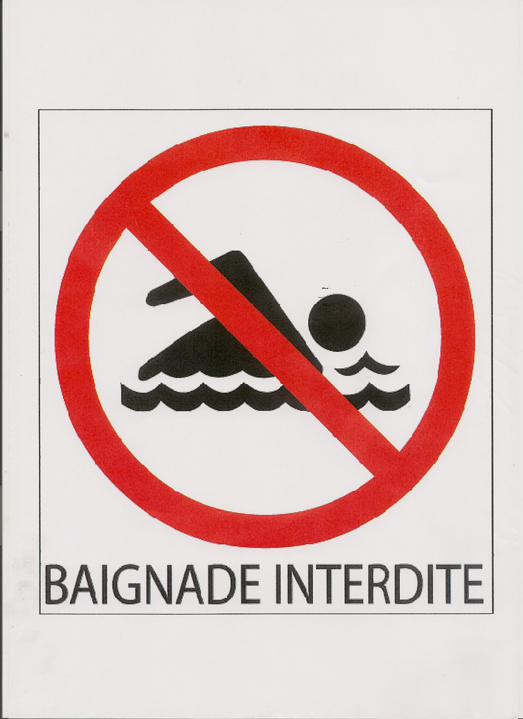 Baignade interdite