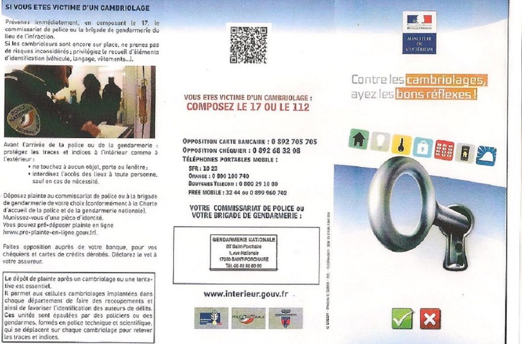 La Gendarmerie vous informe