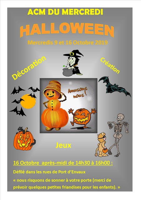 Attention ! Le mercredi, c’est Halloween au Centre de Loisirs