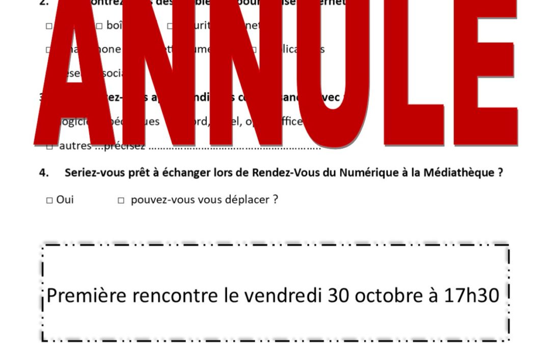 Rendez Vous du Numérique