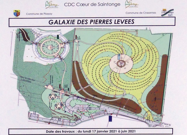 Début des travaux pour la Galaxie des pierres levées !