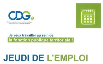 formation fonction publique jeudi de l'emploi
