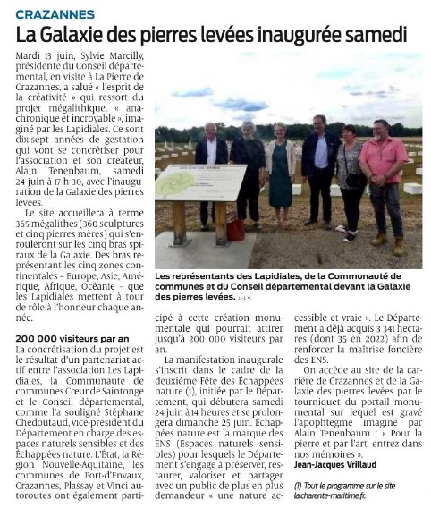 Enfin, la Galaxie des Pierres Levées !