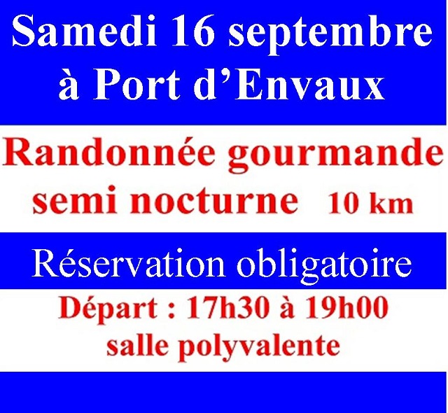 On s’inscrit à la rando de Viv’Envaux…