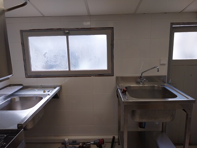 Avril 2024 : une nouvelle cuisine à la salle des fêtes !