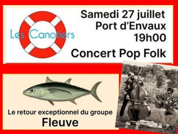 Les Canotiers animent le bord de l’eau en musique !