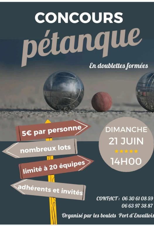 Pétanque d'été 21 juin