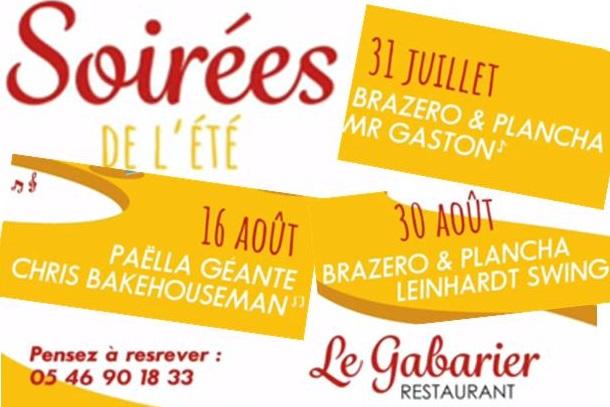 Dernière soirée d’été au restaurant Le Gabarier