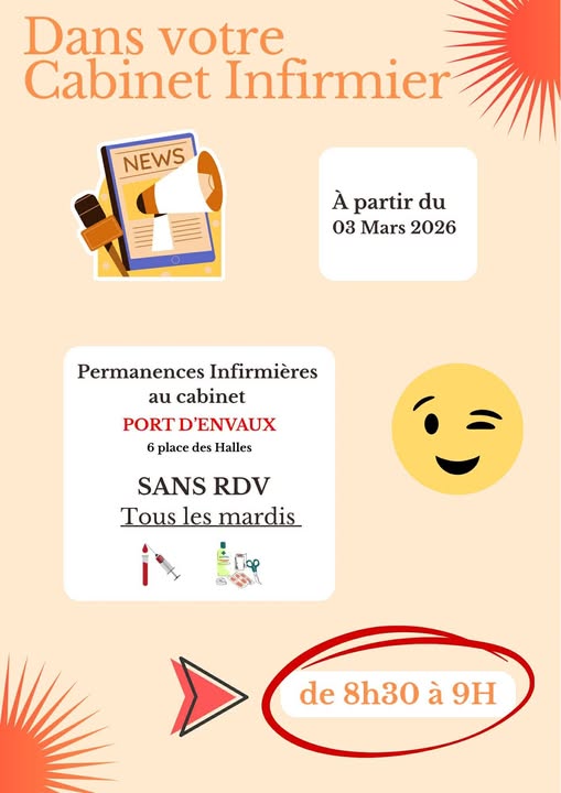Le Cabinet Infirmier informe
