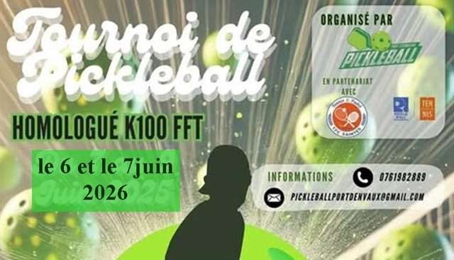 Tournoi annuel Pickleball