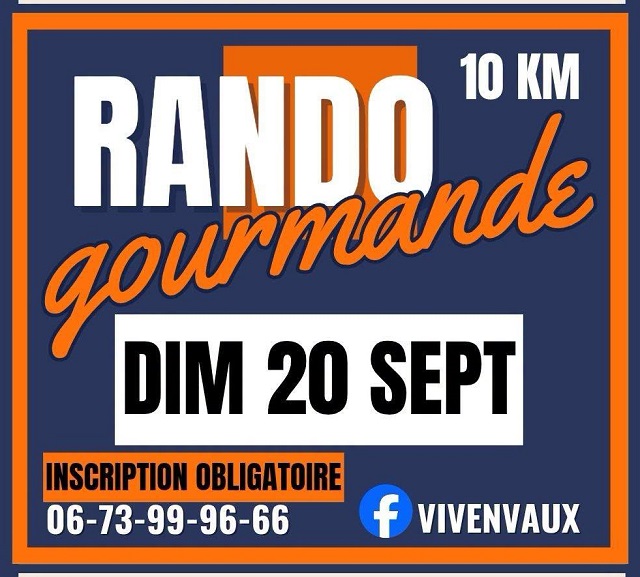 La rando gourmande 2026 de Viv&rsquo;Envaux…