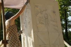 Caroline Grassiot aux Lapidiales le 8 août 20.JPG